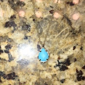 Ice blue drop necklace! Kendra Scott! Perfect cond